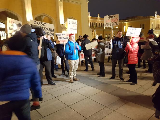 Protest pracowników Poczty Polskiej