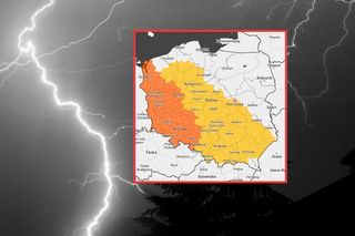 Uwaga na burze z silnym deszczem! Zachodnia Polska objęta alertem II stopnia