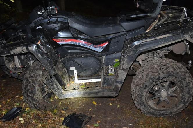 Tragiczny wypadek na quadzie w powiecie łukowskim. Nie żyje 21-letni mężczyzna z gminy Wola Mysłowska