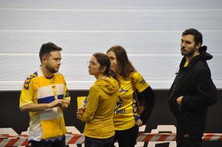 Industria Kielce - Orlen Wisła Płock. Zdjęcia kibiców na trybunach