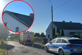 Ożarowice. Lądujący samolot uszkodził dachy domów