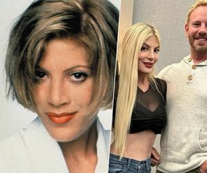 Tori Spelling szczuplutka jak za czasów Beverly Hills, 90210. Odsłoniła płaściutki brzuch. Ma 51 lat, widać?