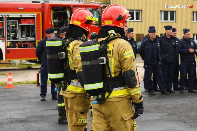 Policjanci szkolili się z gaszenia pożarów