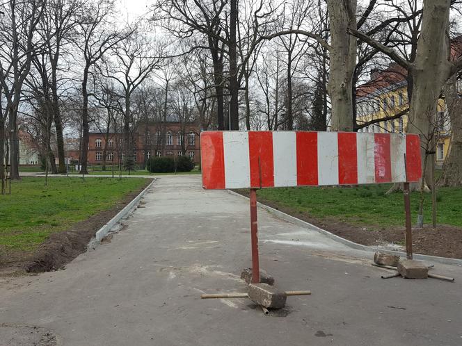 Zmiany w Parku Kościuszki w Lesznie