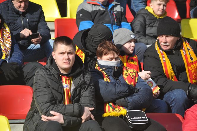 Korona Kielce - Motor Lublin. Kibice na Exbud Arenie