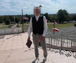 To znany policji prowokator! Wiemy, kim jest fałszywy ksiądz, który wszedł na mszę z Nawrockim w USA