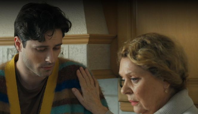 Barwy szczęścia odc. 3204. Józefina Rawiczowa (Elżbieta Jarosik), Cezary (Marcel Opaliński)