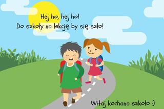 kartka na rozpoczęcie roku szkolnego z życzeniami