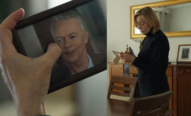 Barwy szczęścia, odcinek 3184. Zdjęcie Henryka (Zbigniew Suszyński), Wanda (Maja Barełkowska)