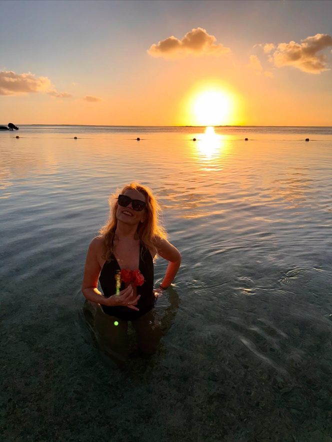 Dorota Chotecka na wakacjach