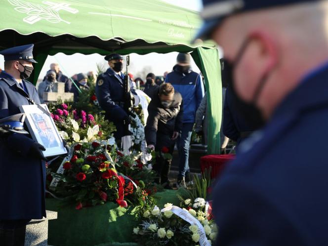 Pogrzeb Marka Swędraka z Komendy Stołecznej Policji