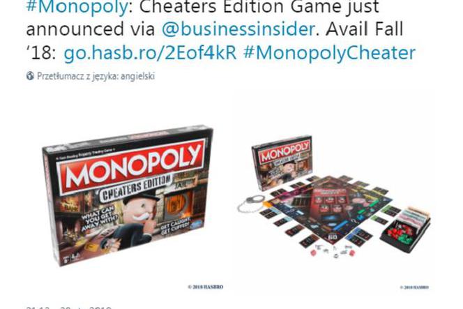 Monopoly dla prawdziwych biznesmenów - można oszukiwać