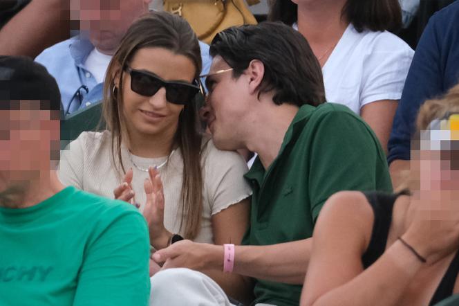 Julia Wieniawa i Nikodem Rozbicki migdalili się zamiast oglądać Igę