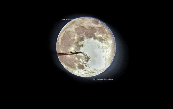 Pełnia Księżyca nad Zabrzem, 8 kwietnia 2020 r.