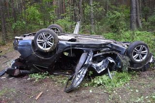 Tragiczny wypadek w Zabielu. Dwie osoby nie żyją