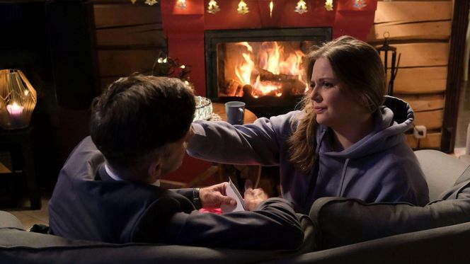 M jak miłość odc. 1855. Anita (Melania Grzesiewicz), Kamil (Marcin Bosak)