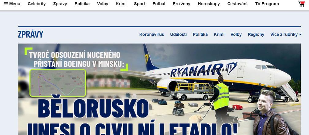 Media zagraniczne piszą o porwaniu samolotu przez Łukaszenkę 
