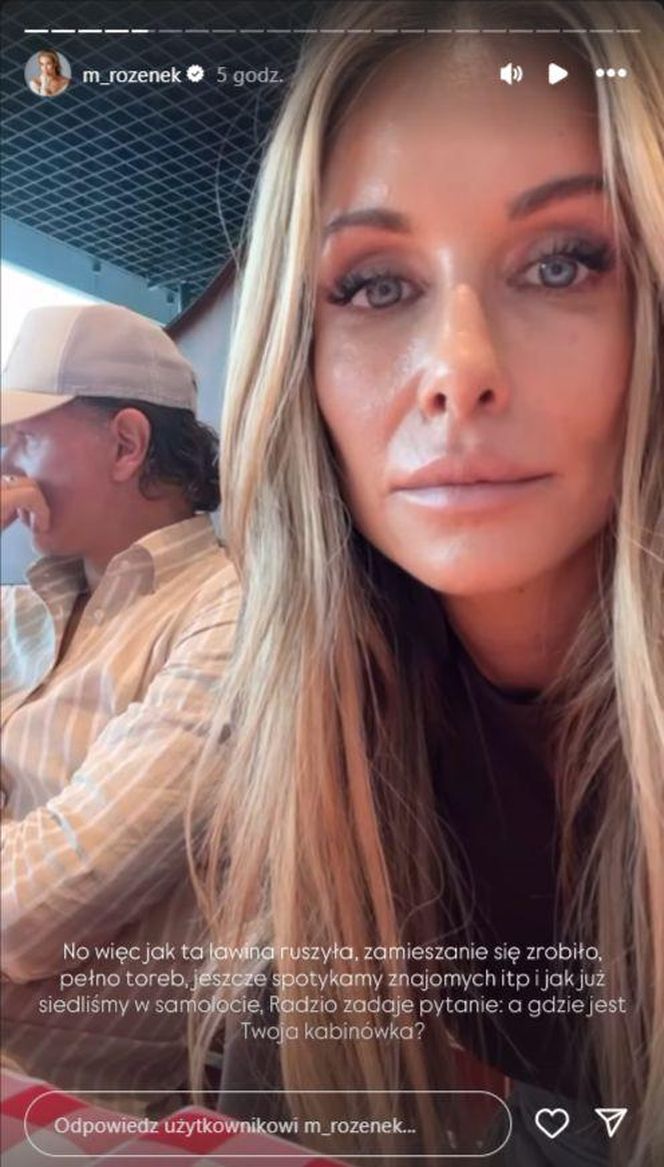 Rozenek-Majdan wyskoczyła z samolotu! Armagedon na lotnisku, dzieci wyproszone!