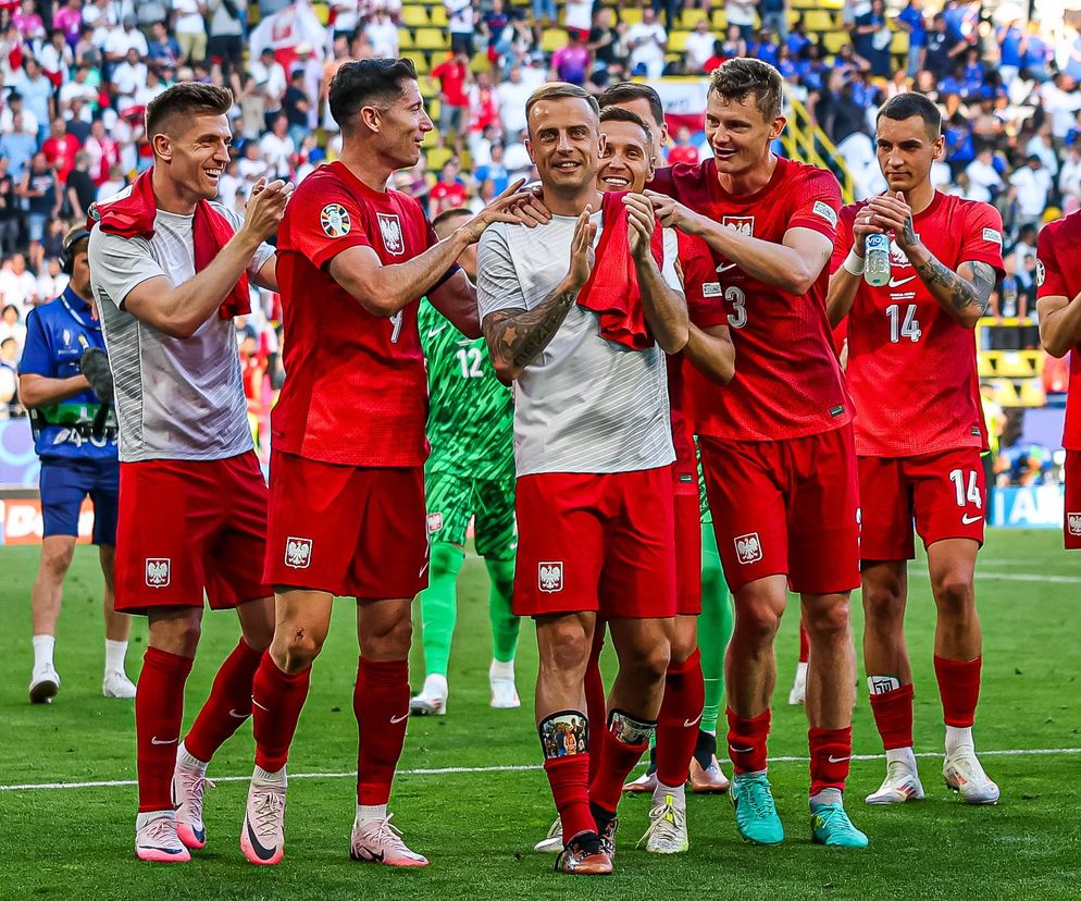Kamil Grosicki (w środku), reprezentacja Polski