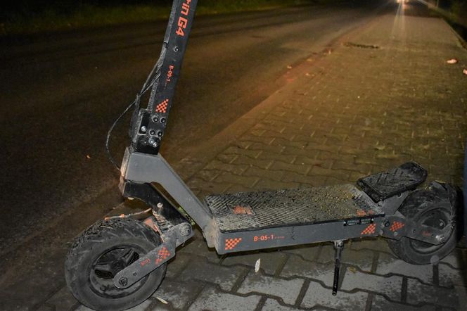 Dramat w Trzemeśni. 16-latek w stanie krytycznym po upadku z hulajnogi elektrycznej