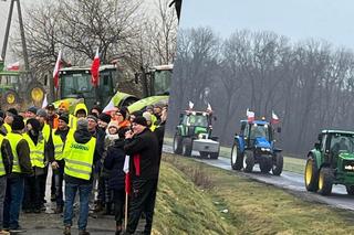 Rolnicy blokują drogi do Wrocławia. Setki ciągników, są utrudnienia