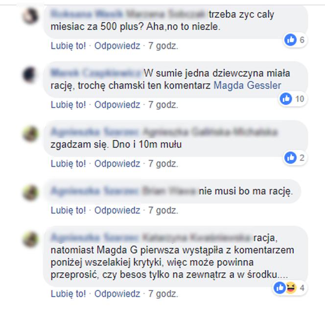 Gessler naśmiewa się z rodziców pobierających 500 plus