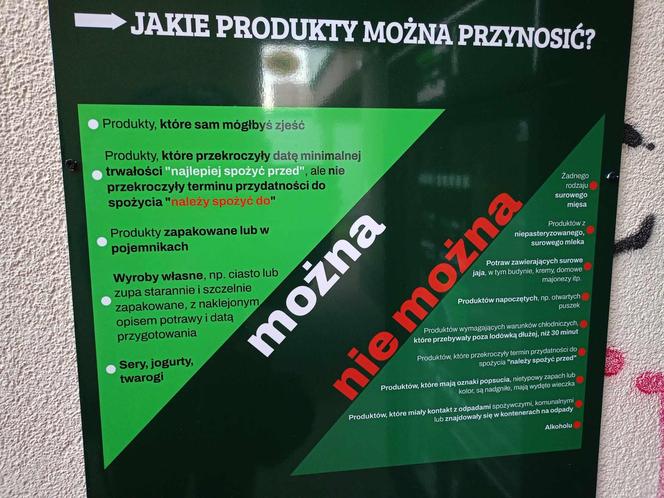 Z lodówek siedleckiej Jadłodzielni na 3 Maja i Mazurskiej mogą bezpłatnie korzystać wszyscy chętni