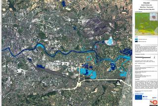 krakow mapa satelitarna Mapy, zdjęcia satelitarne zalanego Krakowa i Sandomierza   ZDJĘCIA 