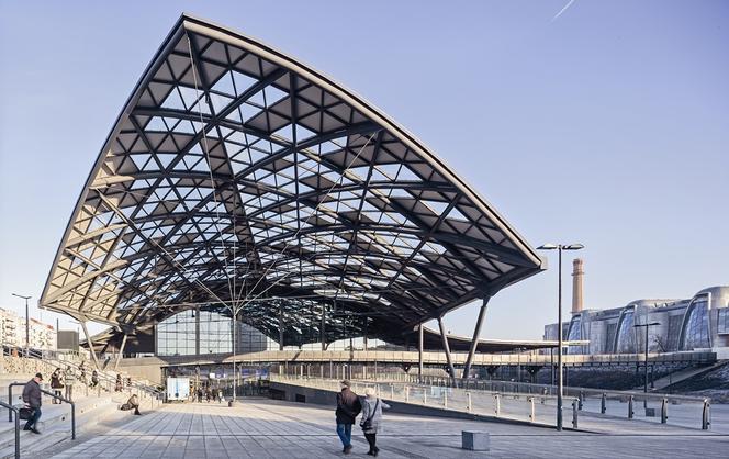 Łódź Fabryczna od zachodu