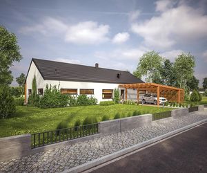 Projekt EC317a Dom oszczędny – wariant I z kolekcji Projekty Murator