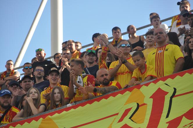 Korona Kielce - Cracovia. Zdjęcia kibiców podczas meczu. 10 sierpnia 2024