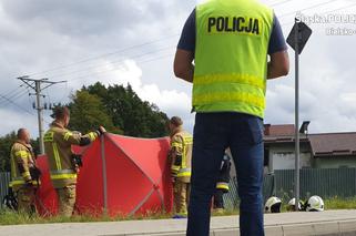 Śląsk: Makabryczna śmierć młodego motocyklisty. Na jezdni został tylko kask
