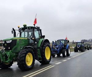 Protest rolników z Podkarpacia w Przeworsku