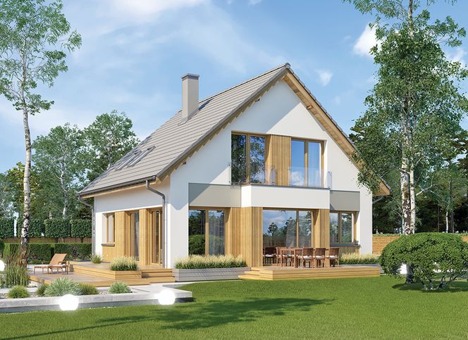 Projekty domów z ryzalitem