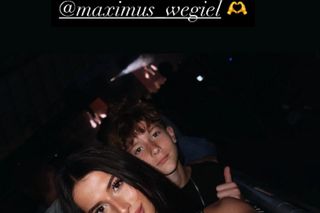 Roksana Węgiel z bratem na koncercie Kendricka Lamara