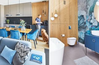 Ich poprzednie mieszkanie było chłodne i nieprzytulne. Tak urządzili swój 120-m apartament!