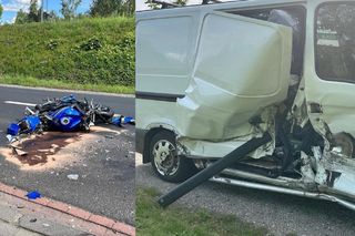 Nie żyje młody motocyklista. 75-latka wymusiła pierwszeństwo