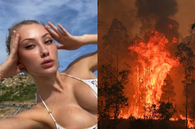 Kaylen Ward - modelka, która sprzedawała nagie zdjęcia by pomóc płonącej Australii