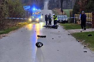 Śmiertelny wypadek pod Piotrkowem Trybunalskim. Kierowca uciekł z miejsca zdarzenia [ZDJĘCIA]. 