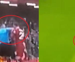 Skandal na meczu Liverpool – Arsenal. Sędzia uderzył łokciem jednego z piłkarzy! Wszystko zostało nagrane