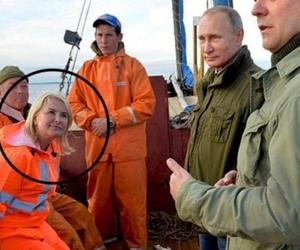 Putin i blondynka