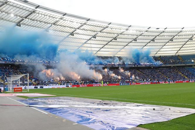 Ruch Chorzów i jego kibice żegnają Ekstraklasę w wielkim stylu