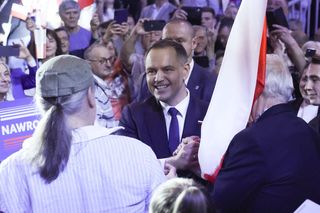 Łódź. konwencja wyborcza Karola Nawrockiego