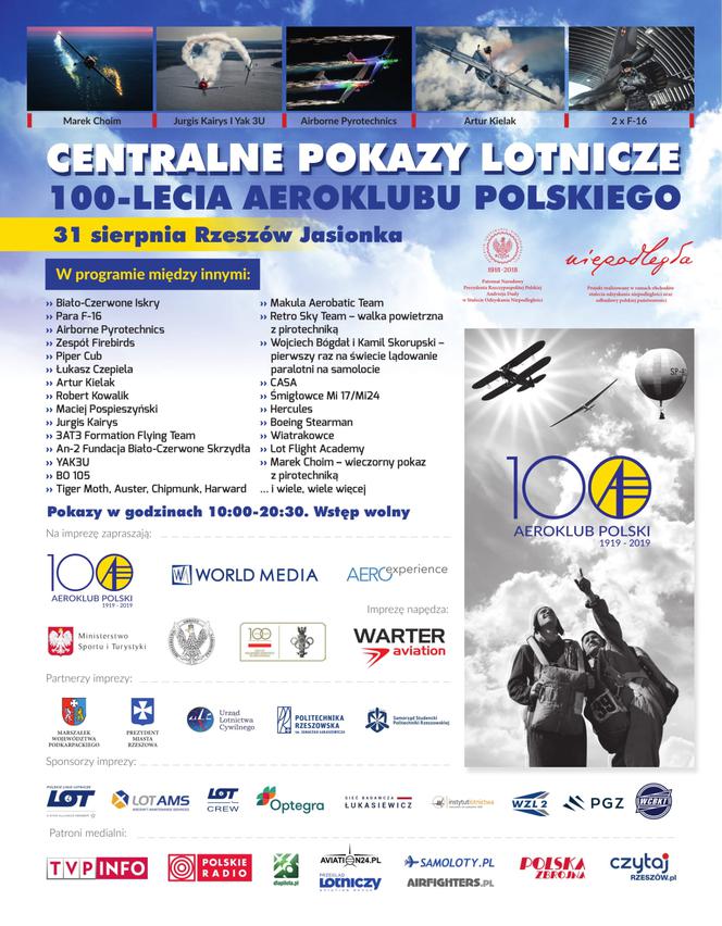 Pokazy lotnicze w Jasionce 2019