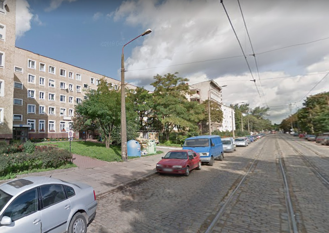 Ulica Potulicka w Szczecinie przed przebudową