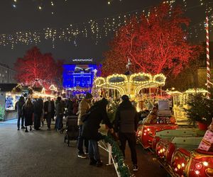 Kolędowanie na placu Wolności