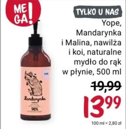 Naturalne mydło do rąk YOPE