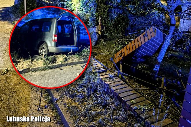 Pijany kierowca wjechał w budynek