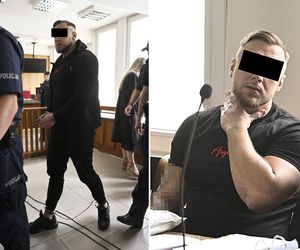 Łukasz Ż. przed sądem. „Czekam na operację. Przepraszam”. W wypadku zginął ojciec, dzieci trafiły do szpitala