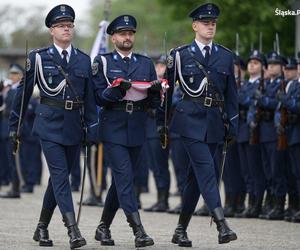 Uroczyste ślubowanie 69 nowych policjantów  w Oddziale Prewencji Policji w Katowicach